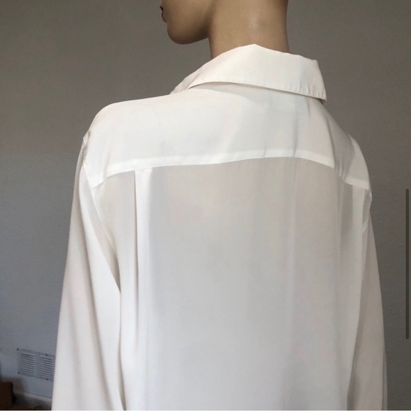 CREAM 40's Vintage Blouse Evan PICONE size:14 - Picture 8 of 14